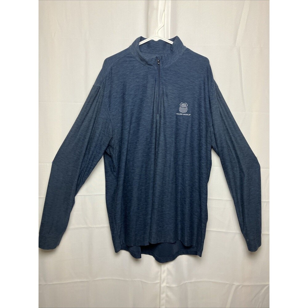Union Pacific Greg Norman Quarter Zip 1/4 Pullover Sweatshirt 2XL Employee